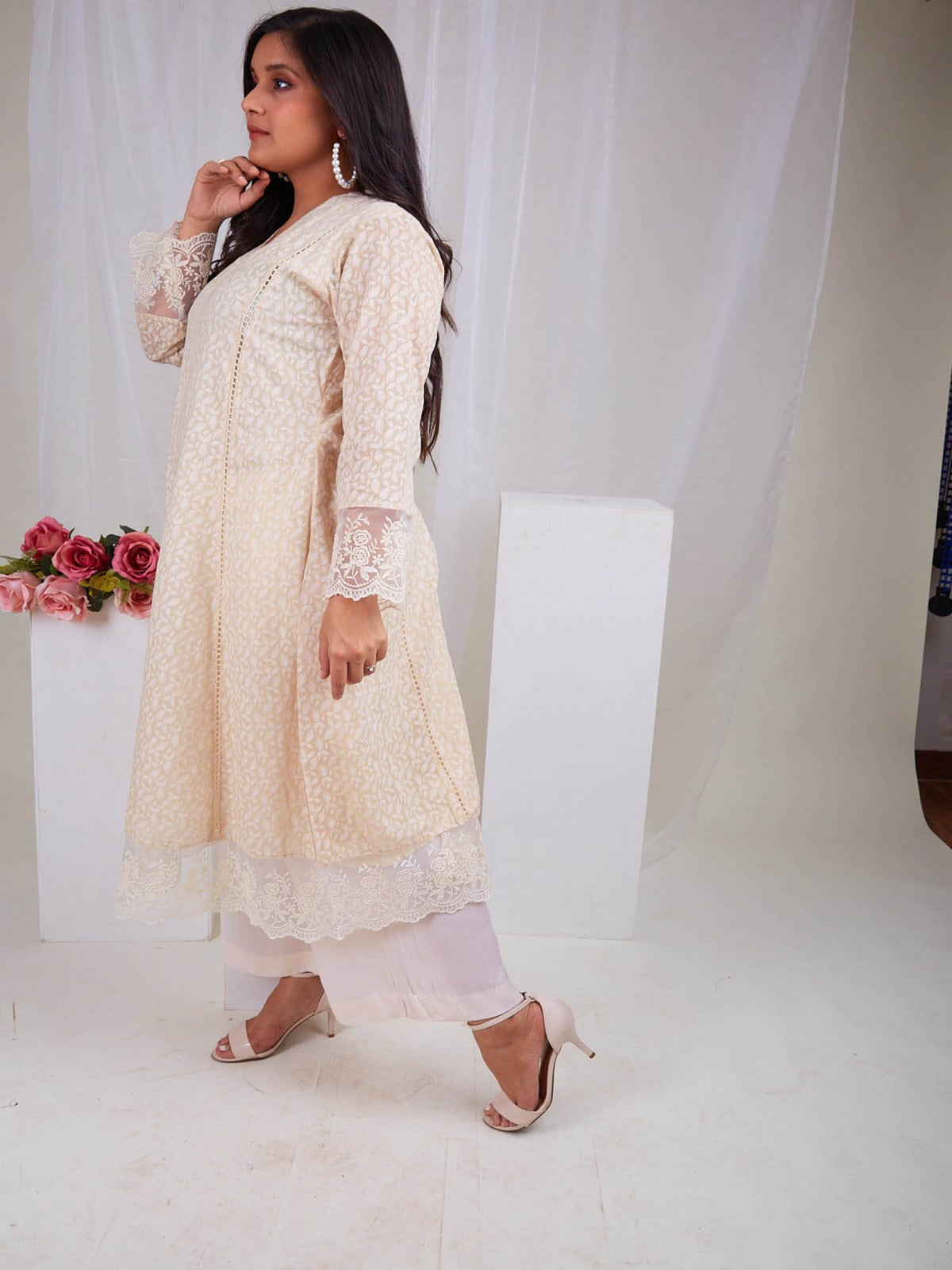 Afrin A Line Cotton Kurta | FY93 - view 4