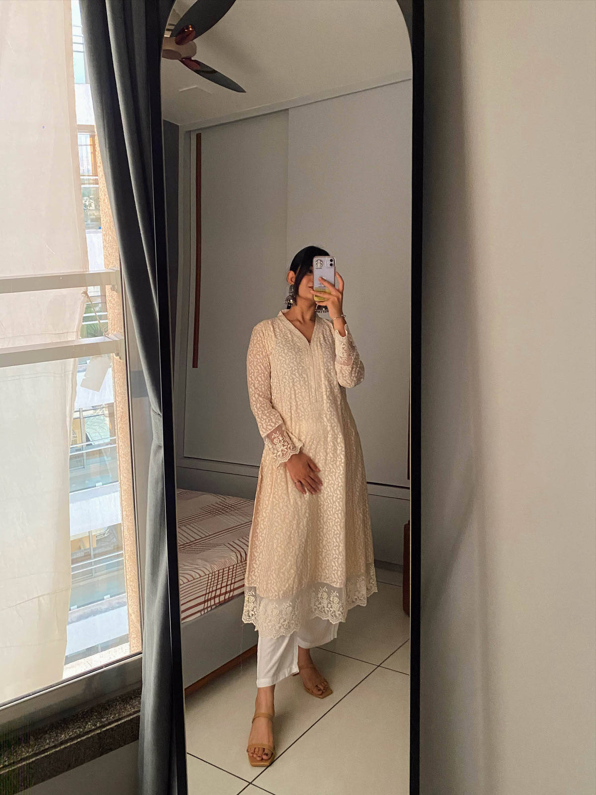 Afrin A Line Cotton Kurta | FY93 - view 5