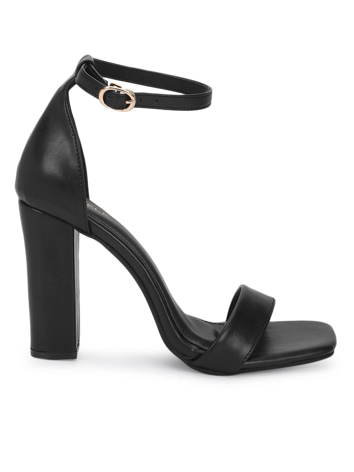Cream Solid Heels Sandals | H78 - view 10