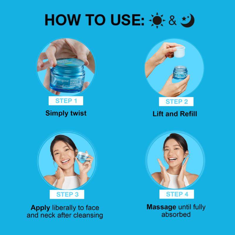 Hydro Boost Hyaluronic Acid Water Gel Face Moisturizer Refill For Normal, Dry & Oily Skin | FC3 - view 2