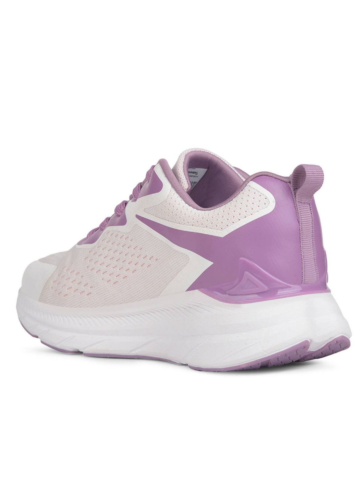 Women Sports Round Toe Low Top Walking Shoes Purple & White | SH9 - view 3