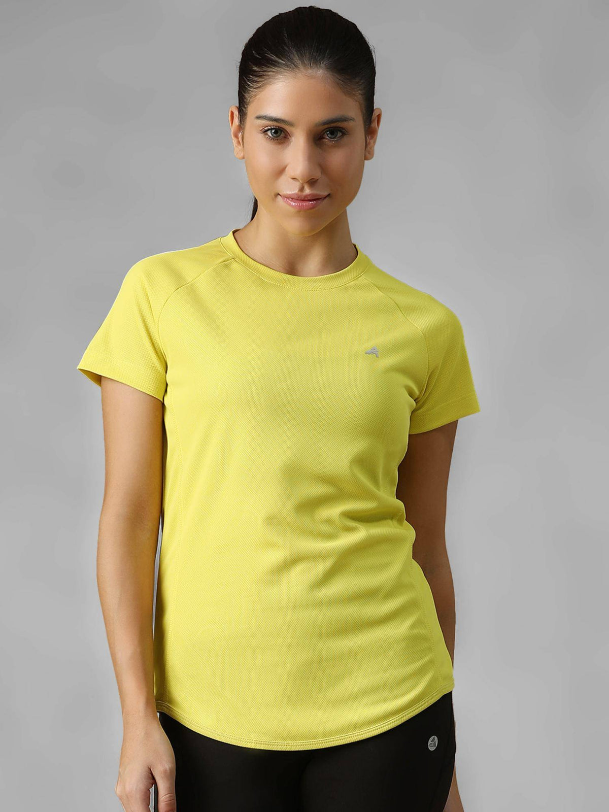 Grey Women's E-Dry Slim Fit T-Shirt | TT89 - view 25