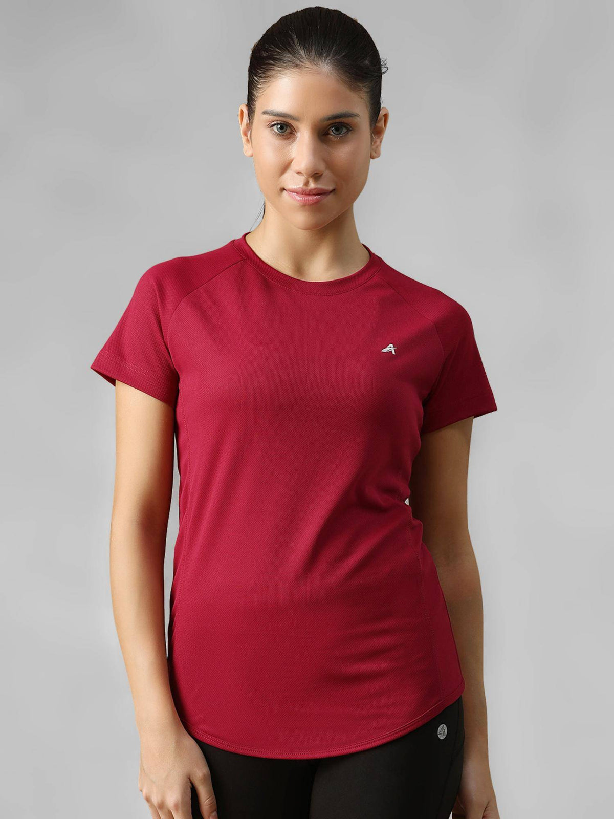 Grey Women's E-Dry Slim Fit T-Shirt | TT89 - view 19
