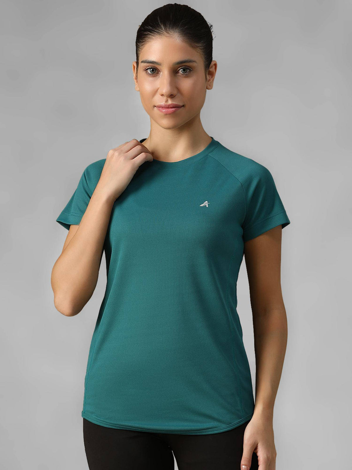 Grey Women's E-Dry Slim Fit T-Shirt | TT89 - view 37