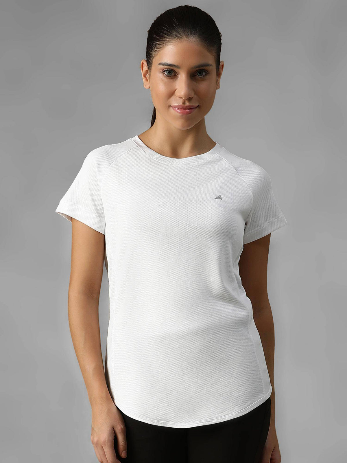 Grey Women's E-Dry Slim Fit T-Shirt | TT89 - view 7