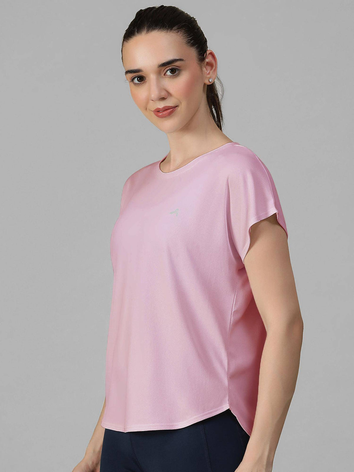 Lavender Women's E-Dry Slim Fit T-Shirt | TT89 - view 2
