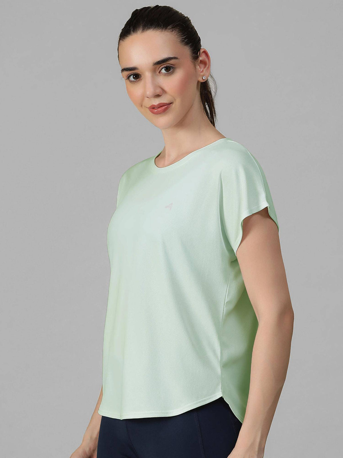 Green Women's E-Dry Slim Fit T-Shirt | TS56 - view 2