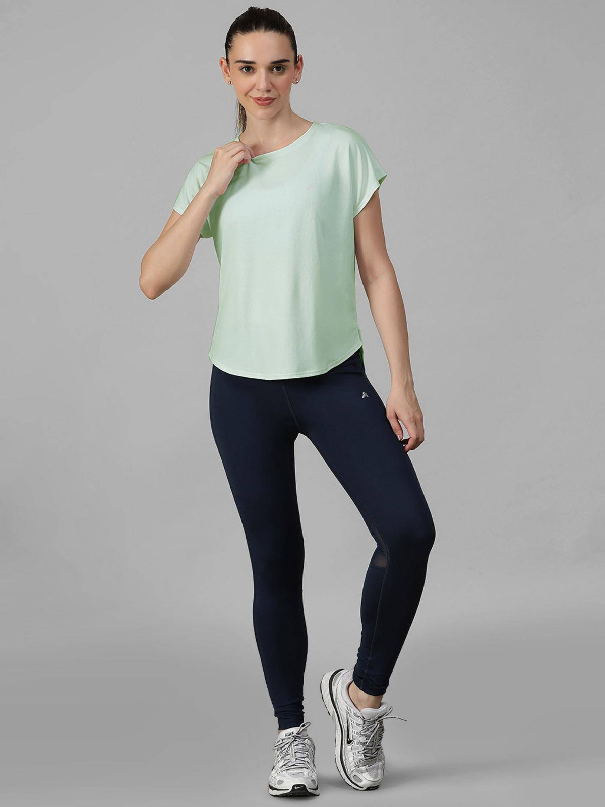 Green Women's E-Dry Slim Fit T-Shirt | TS56 - view 5