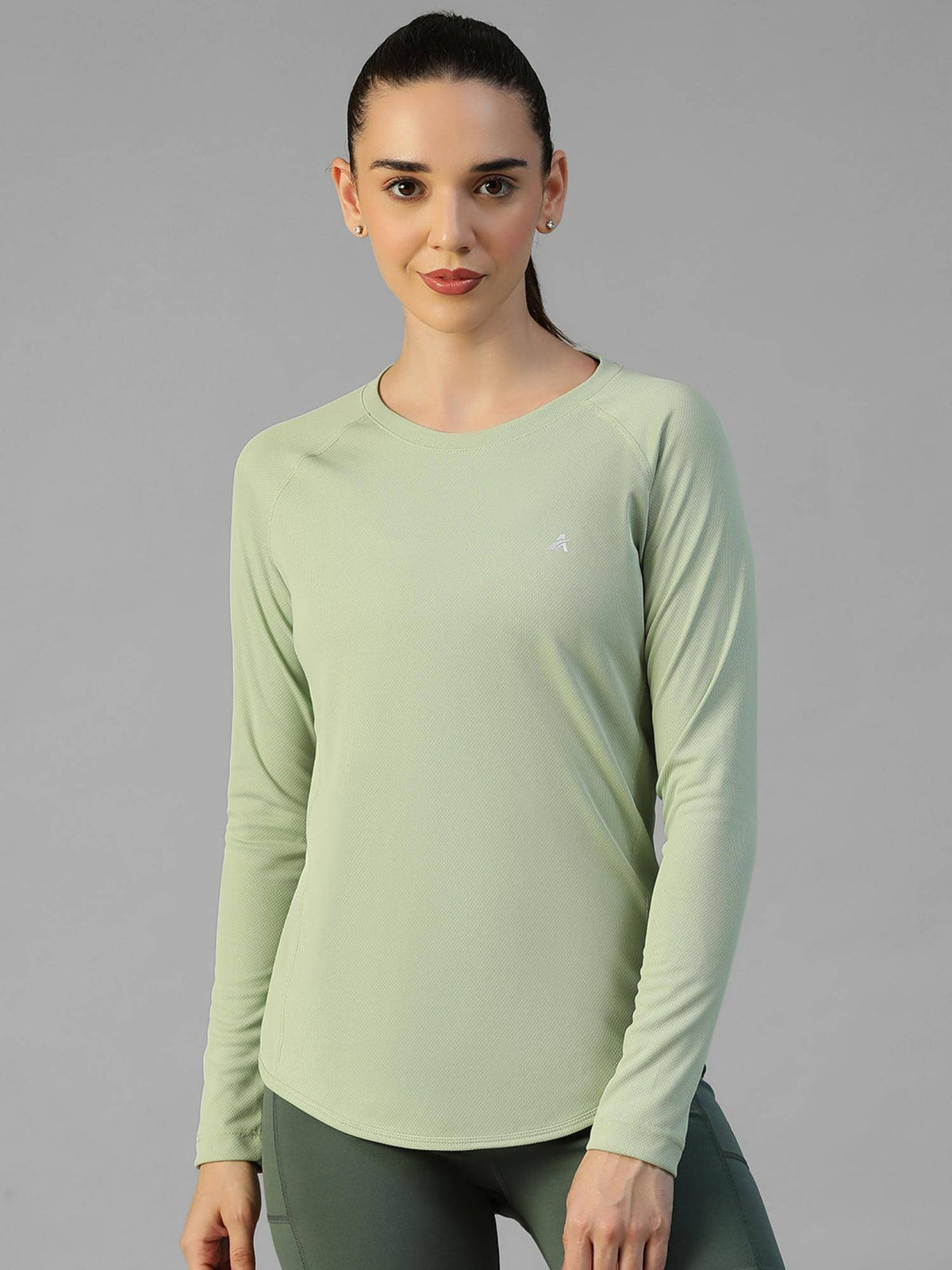 White Women's E-Dry Slim Fit T-Shirt | TS56 - view 43