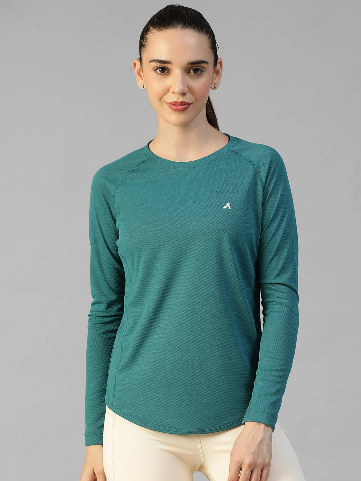 White Women's E-Dry Slim Fit T-Shirt | TS56 - view 37
