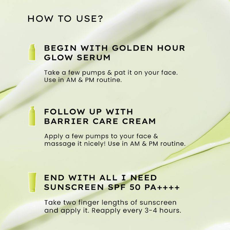 Daily Face Care Regime - Oily & Combination Skin, with Face Serum, Moisturizer & Sunscreen | FC3 - view 5