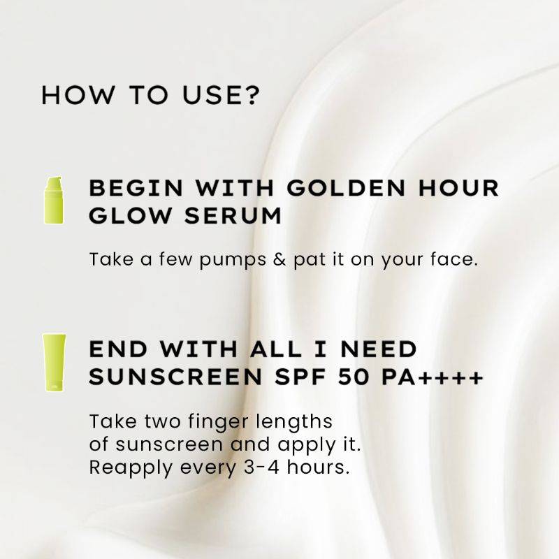 Daily Day-Care Routine to Glow & Protect with Face Serum & Moisturizing Sunscreen SPF 50 | Z8 - view 5