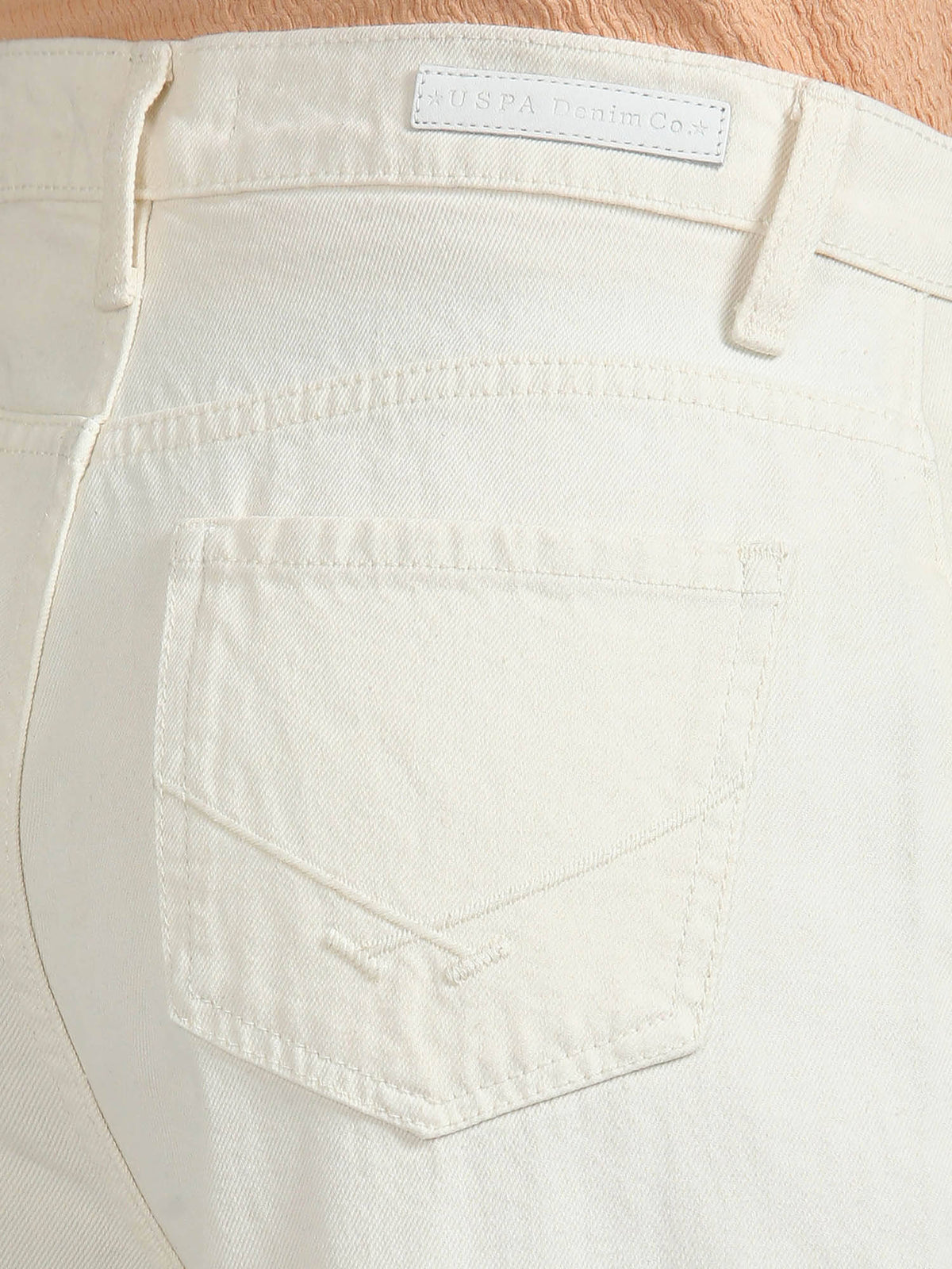 High Rise Wide Leg Jeans White | WL90 - view 6