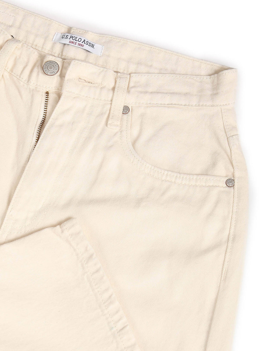 High Rise Wide Leg Jeans White | WL90 - view 7