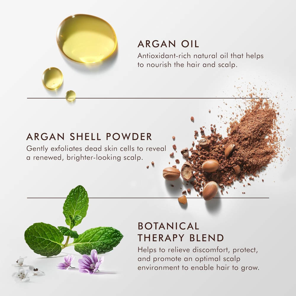 Purifying Pre-Wash Scalp Scrub Exfoliator for Flakes Oil & Buildup|Refreshes Hair &Scalp | H02 - view 3