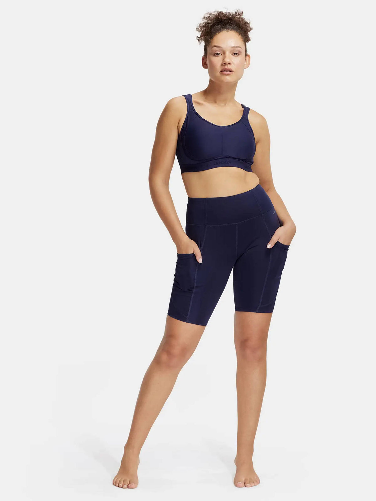 MI11 Wirefree Microfiber Elastane Active Wear Sports Bra - Grape Wine | sb09 - view 23