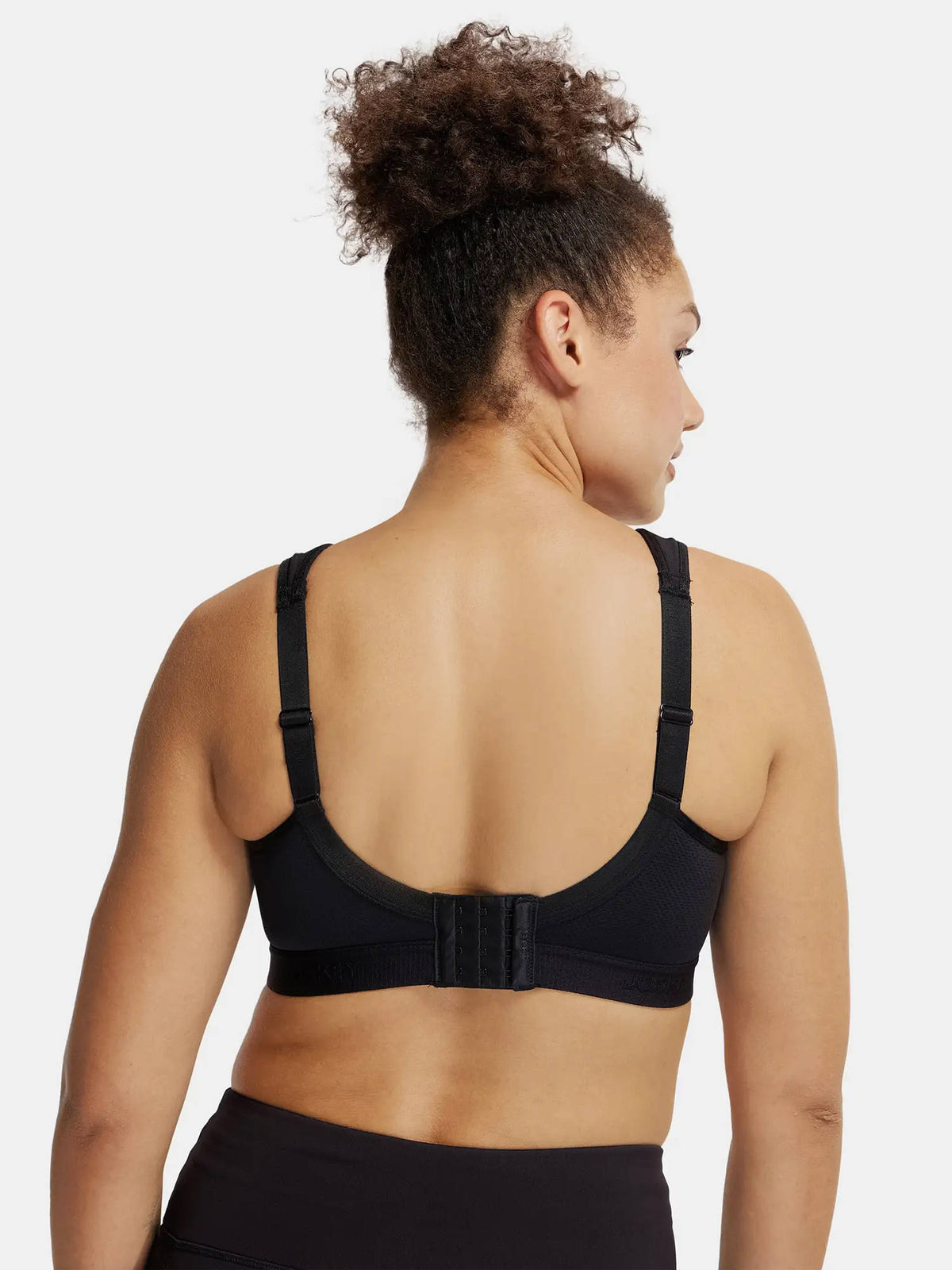 MI11 Wire free Plus Size Microfiber Elastane Active Wear Sports Bra-Minimal Grey | sb09 - view 16