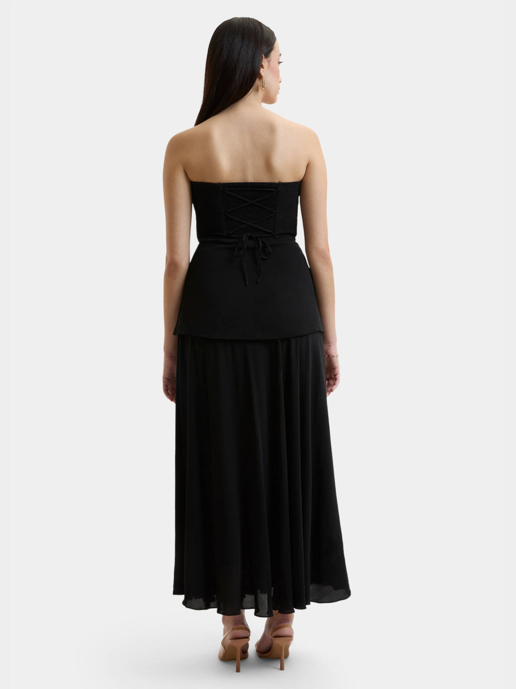 Demi Off Shoulder Top Black | TT90 - view 4