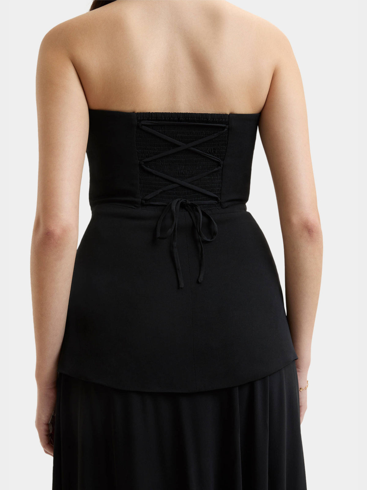 Demi Off Shoulder Top Black | pt51 - view 5
