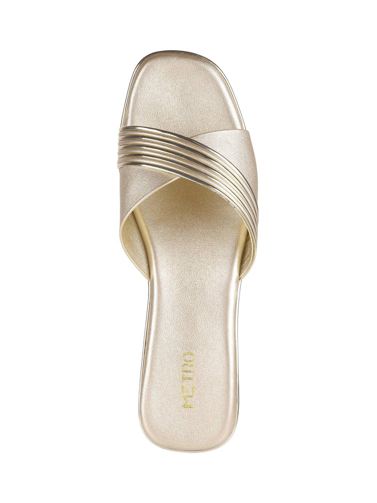 Women Gold Casual Platform Heels | H78 - view 7