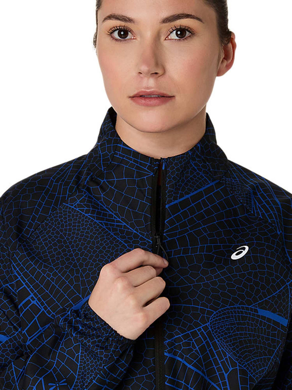 Women Performance Black Cobalt Road Lite-Show Packable Jacket | JK12 - view 4