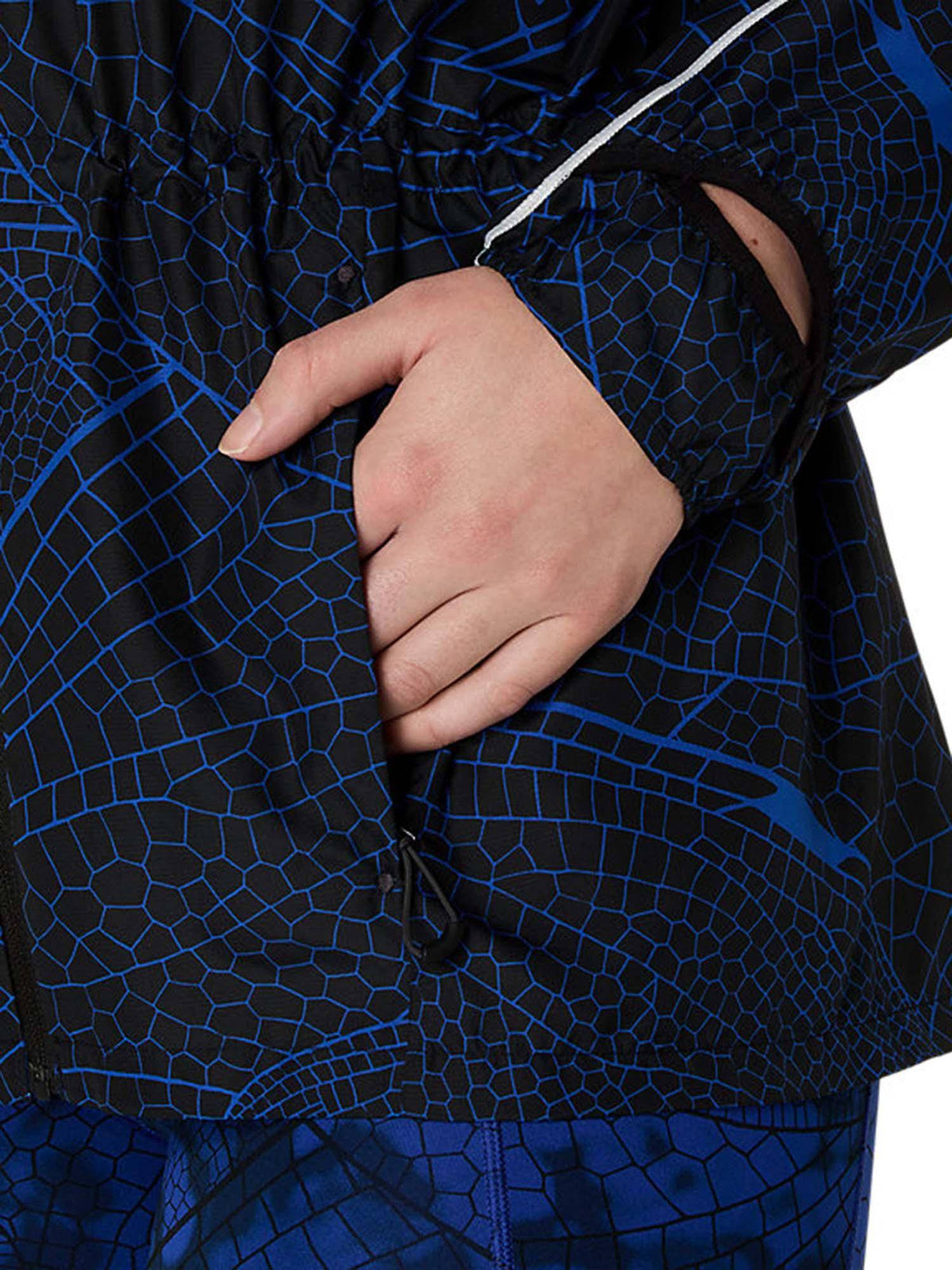 Women Performance Black Cobalt Road Lite-Show Packable Jacket | JK12 - view 5