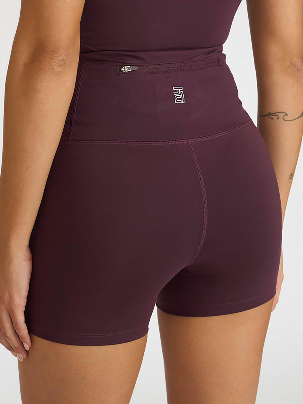Zen Women Burgundy Stretchable Shorts - view 4