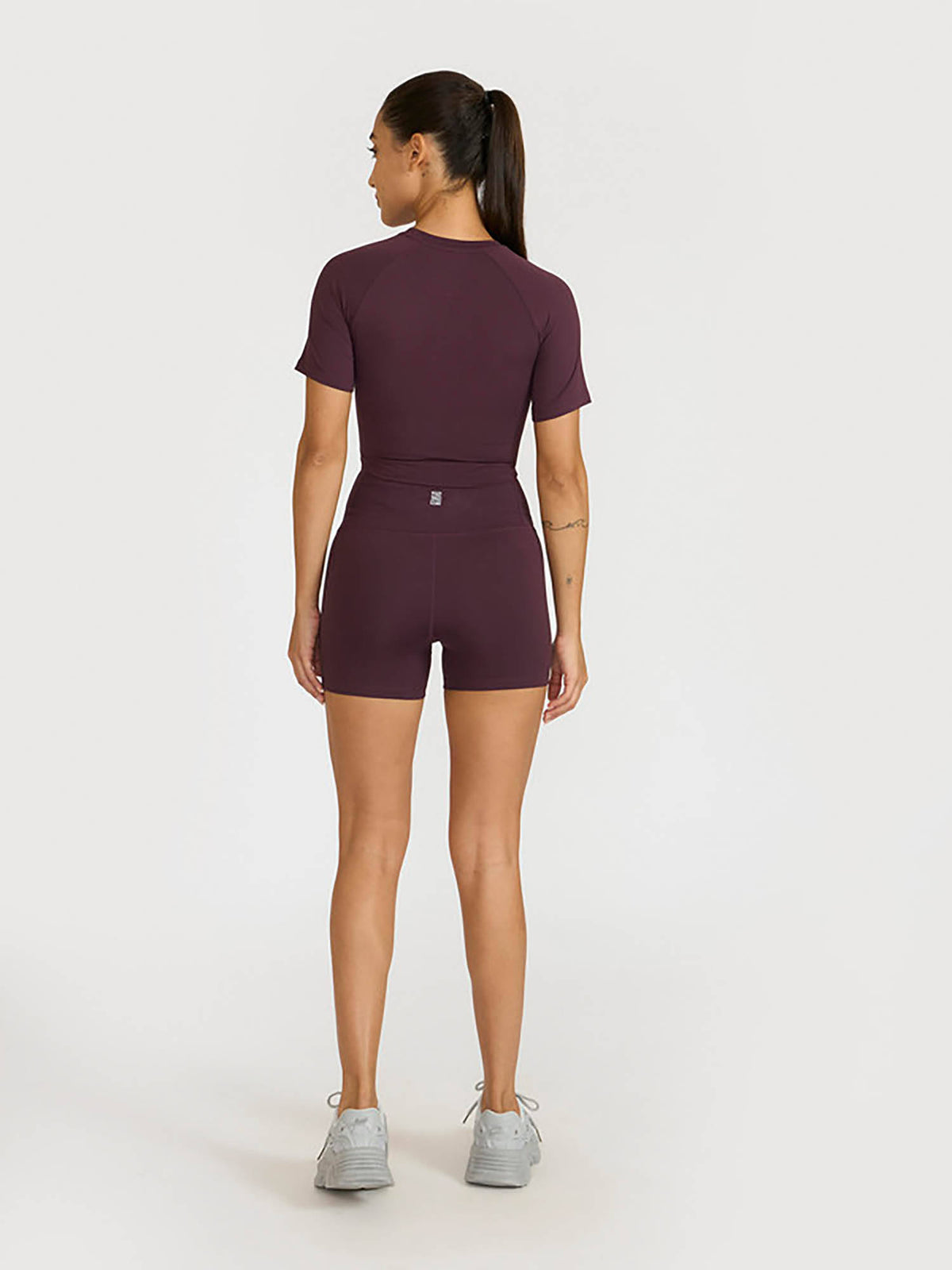 Zen Women Burgundy Stretchable Shorts - view 5