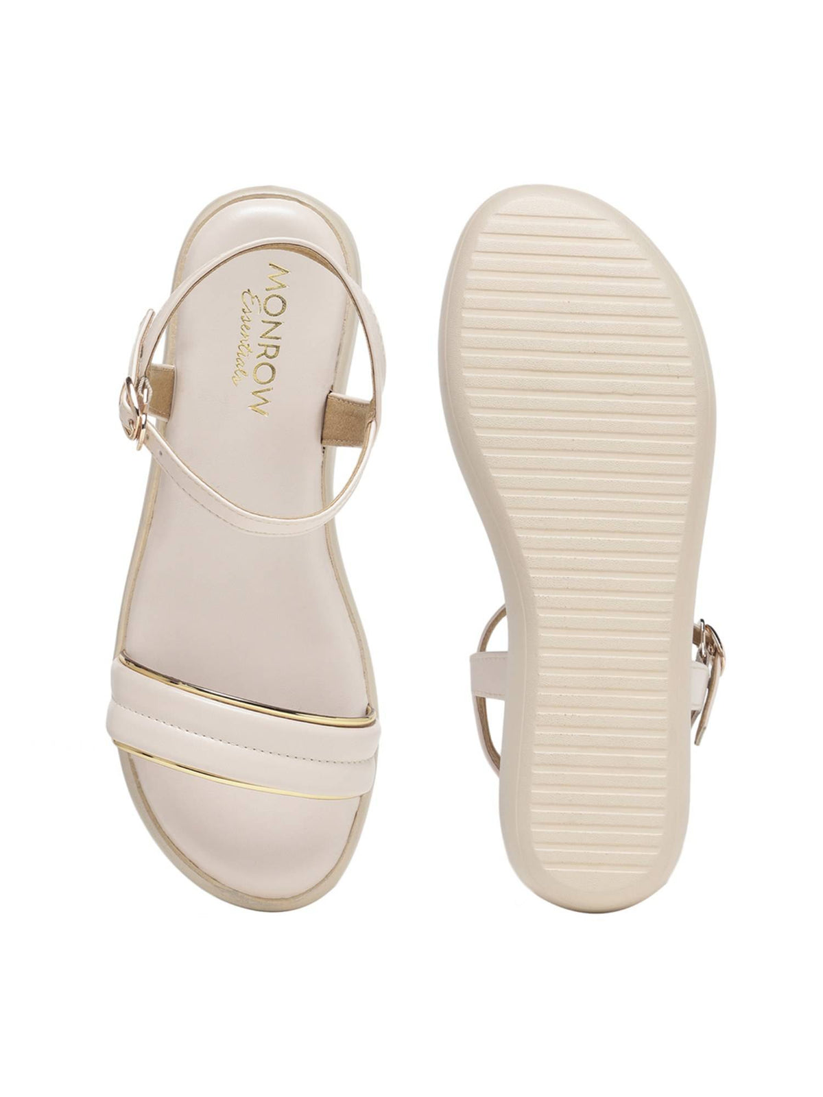 Cream Wedges Heels | H78 - view 4
