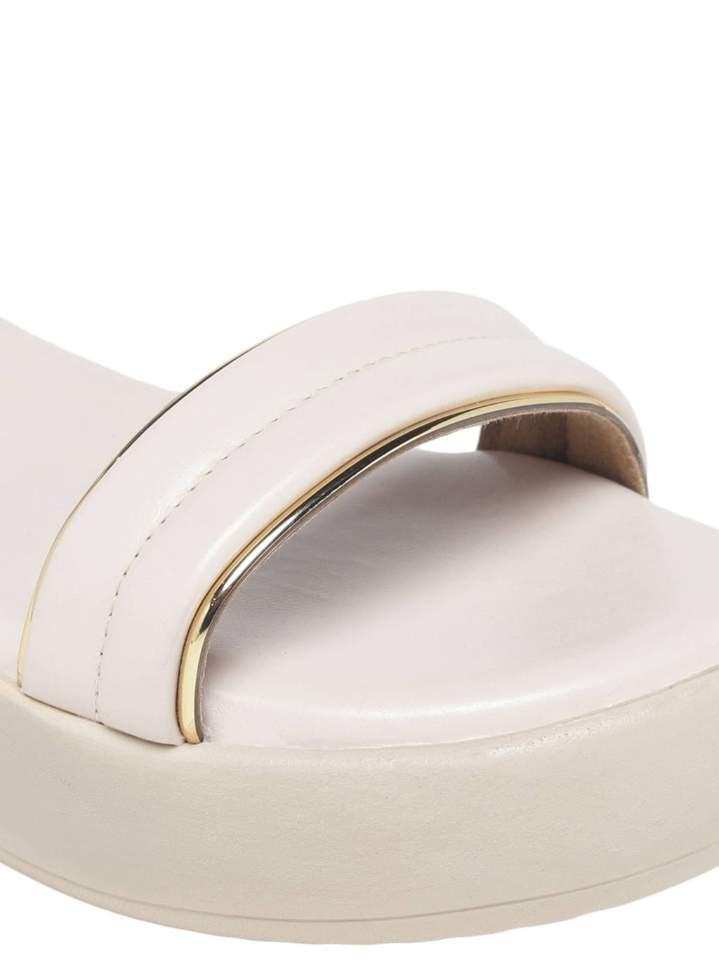 Cream Wedges Heels | H78 - view 5