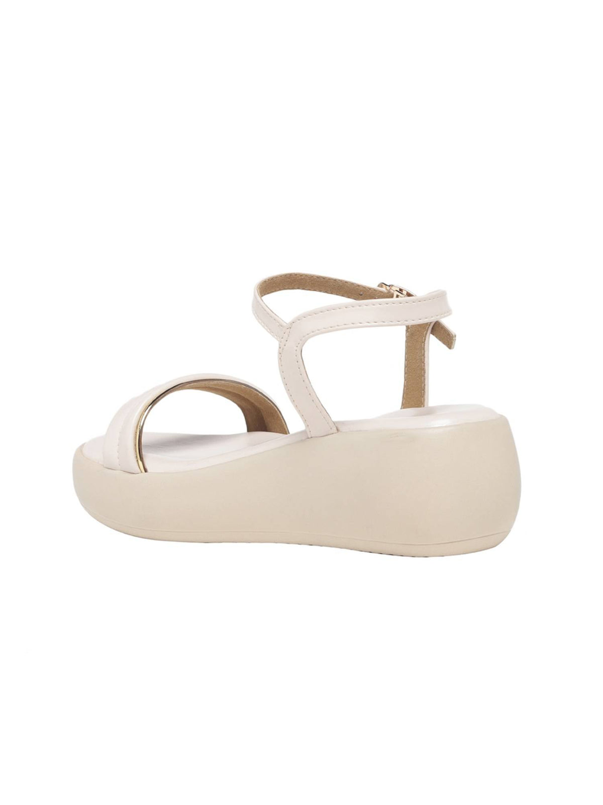 Cream Wedges Heels | H78 - view 6