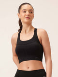 Padded High-Impact Sports Bra In Maroon | sb09 - view 6