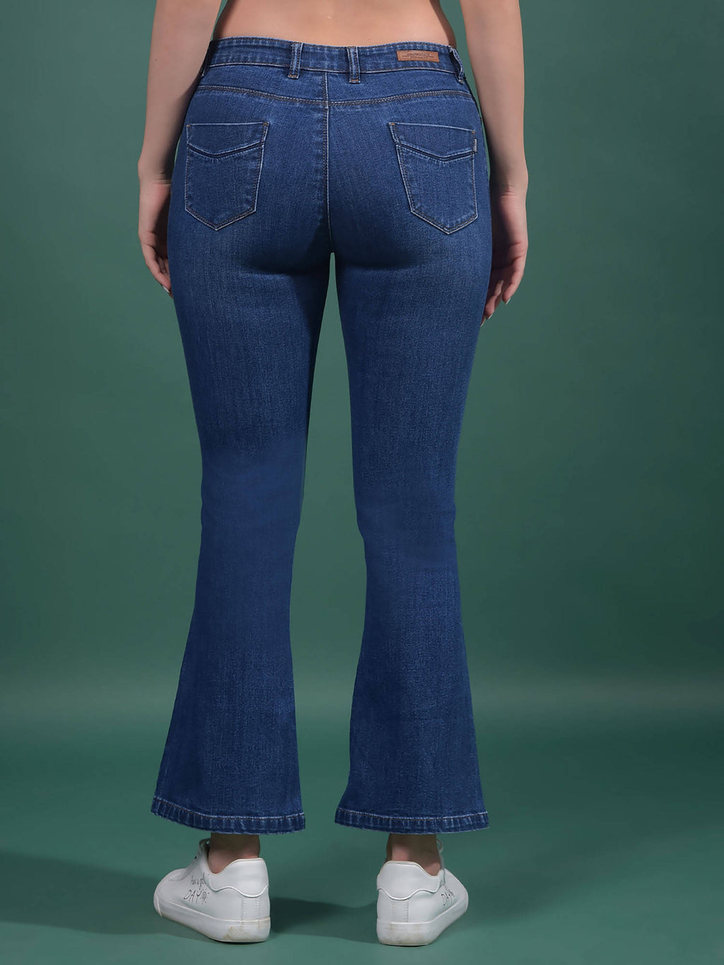 Women Blue Bootcut Jeans | BT10 - view 2