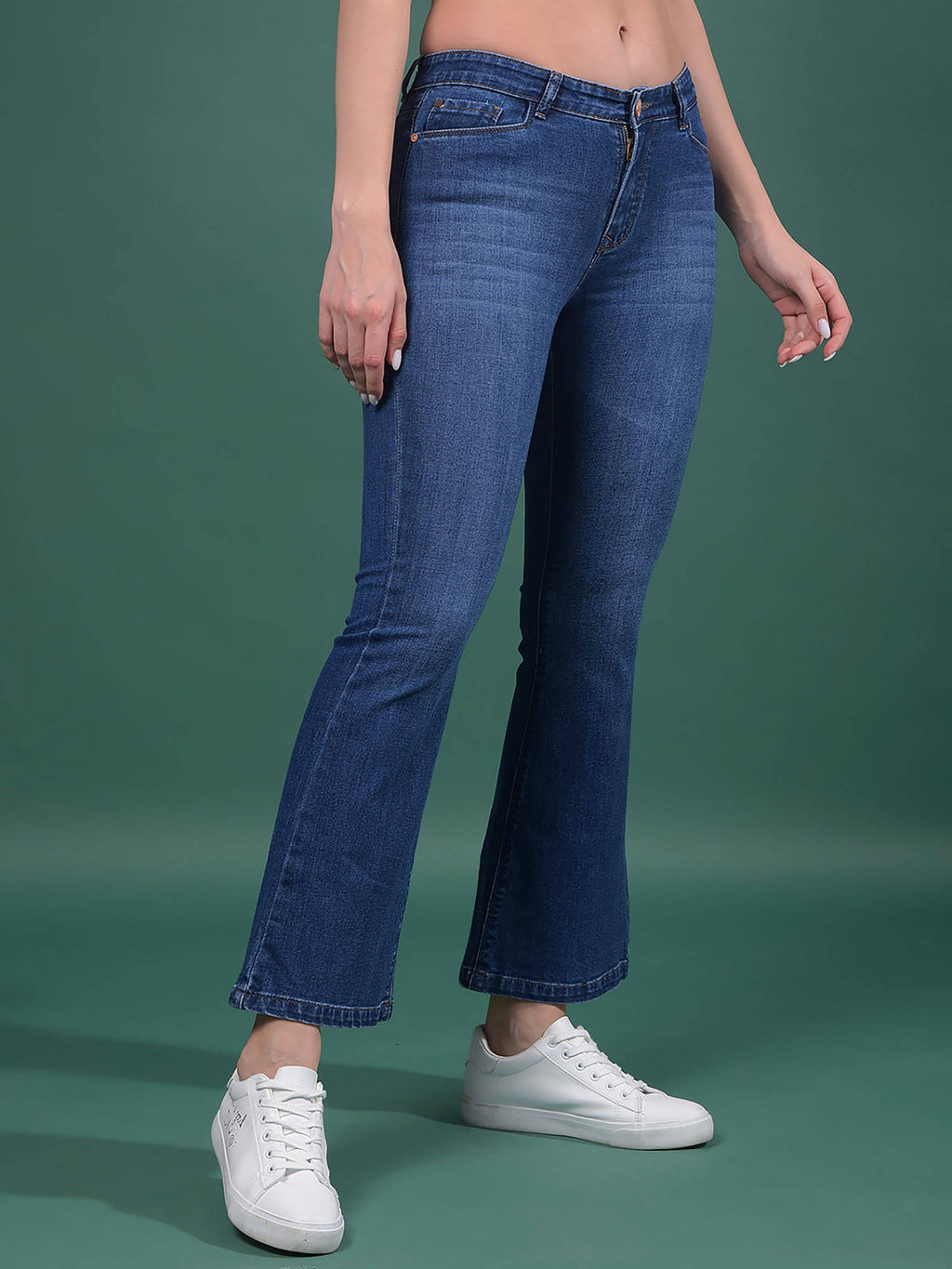 Women Blue Bootcut Jeans | BT10 - view 4