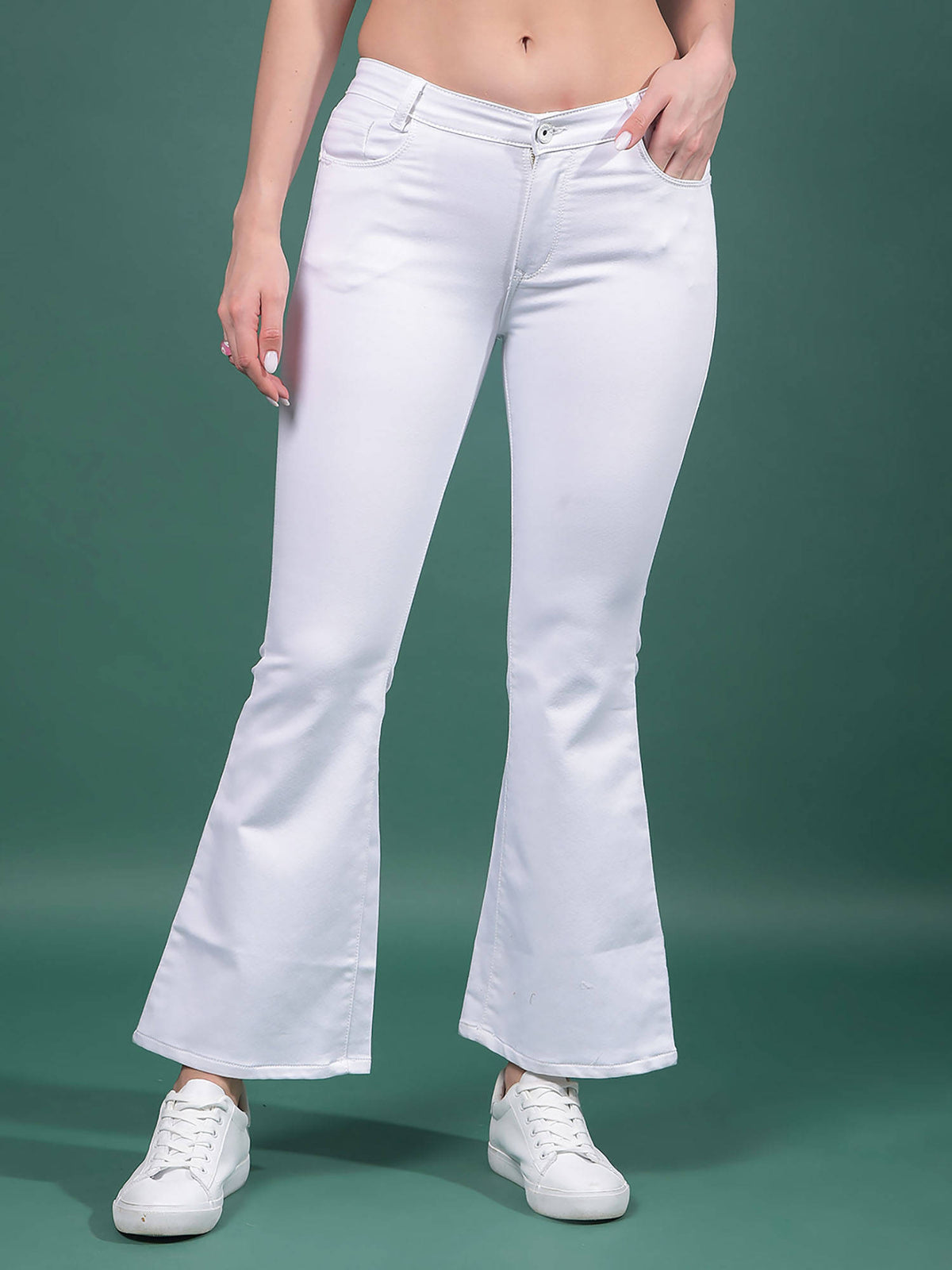 Women Blue Bootcut Jeans | BT10 - view 8