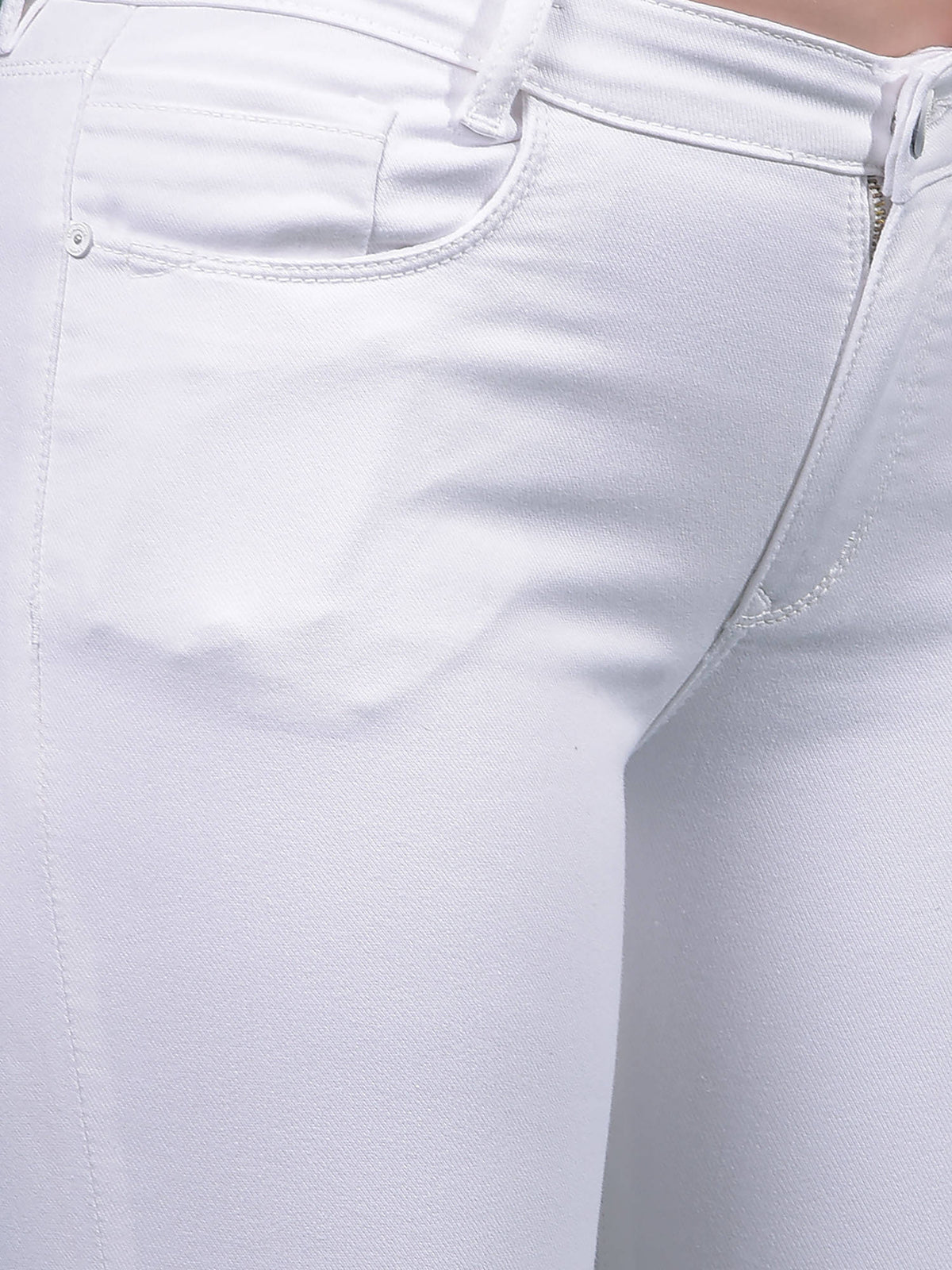Women White Bootcut Jeans | BT10 - view 5