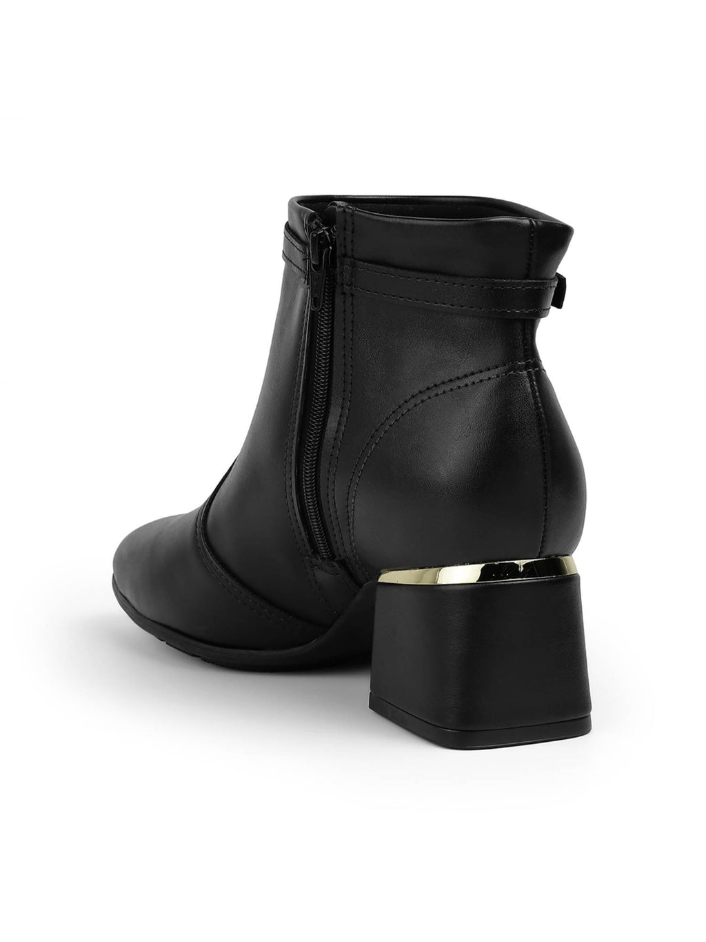 Women Black Block Heel Casual Boots | BT61 - view 3