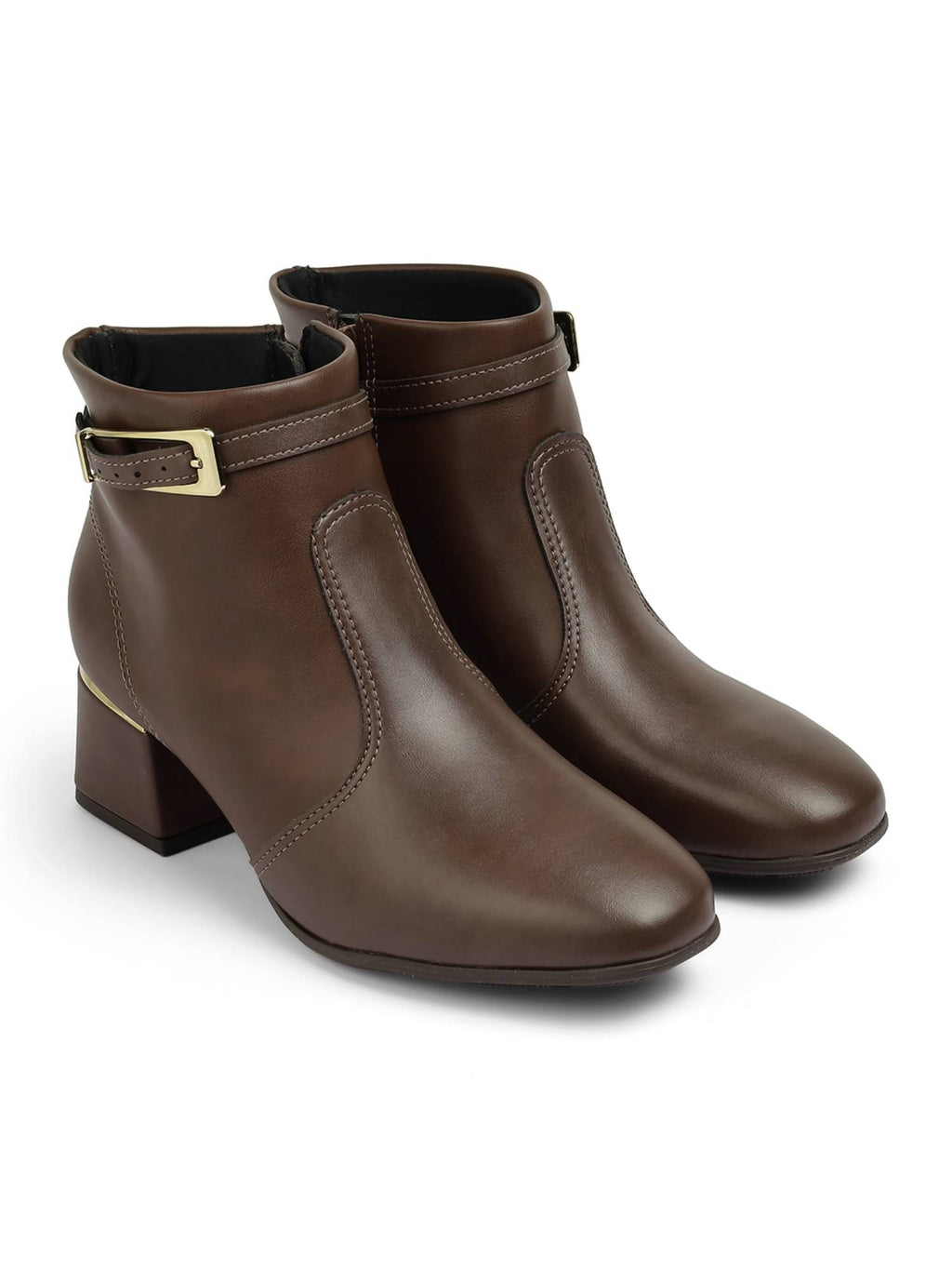 Women Black Block Heel Casual Boots | BT61 - view 6