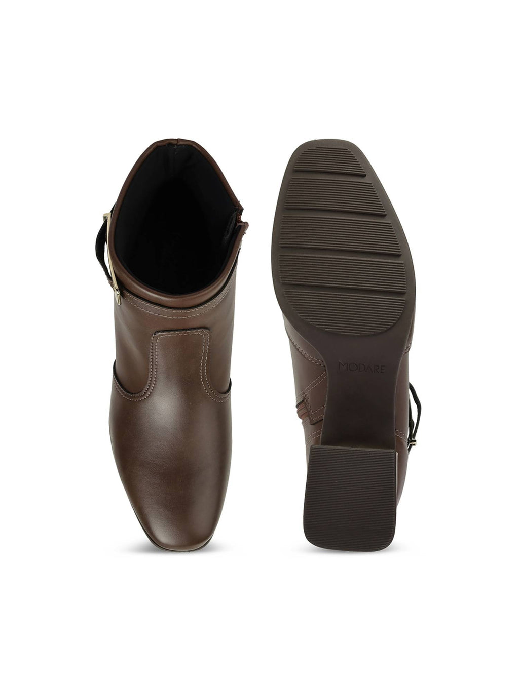 Women Black Block Heel Casual Boots | BT61 - view 9