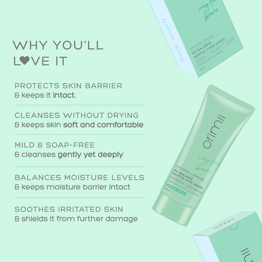 Hyaluronic + Ceramides PH Balance Gentle Face Wash - Non-Comedogenic, Pregnancy Safe | H02 - view 5