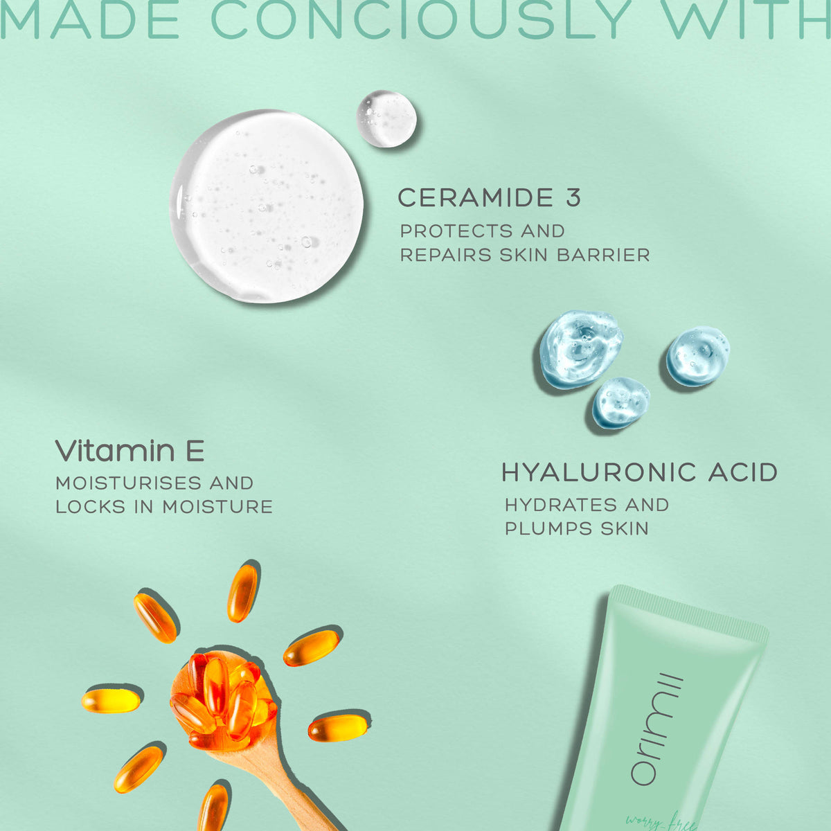 Hyaluronic + Ceramides PH Balance Gentle Face Wash - Non-Comedogenic, Pregnancy Safe | H02 - view 6
