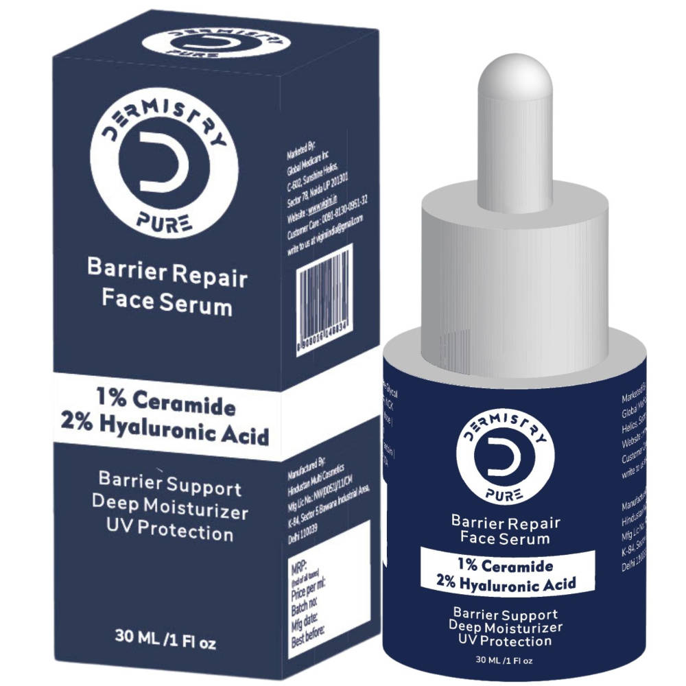 1% Ceramides Hyaluronic Barrier Repair Moisturizer Face Serum for Hydration Dry Oily Skin | Z8 - view 8
