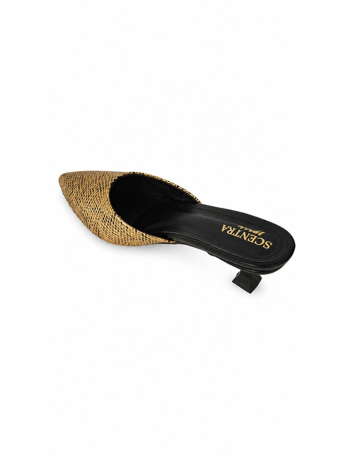 Womens Mules Gold | H78 - view 4