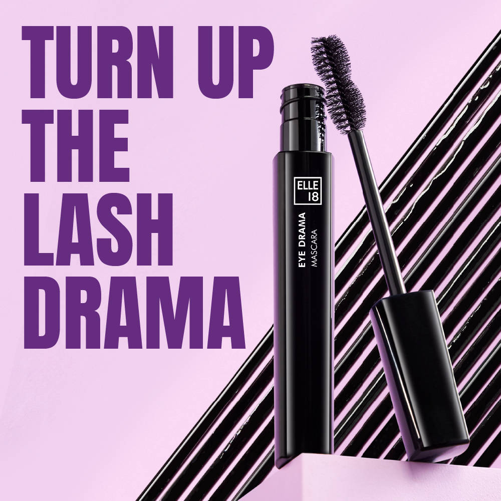Eye Drama Lightweight & Volumising Mascara Black, Water Resistant | E20 - view 5