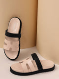 Black Solid Sandals | SD89 - view 7
