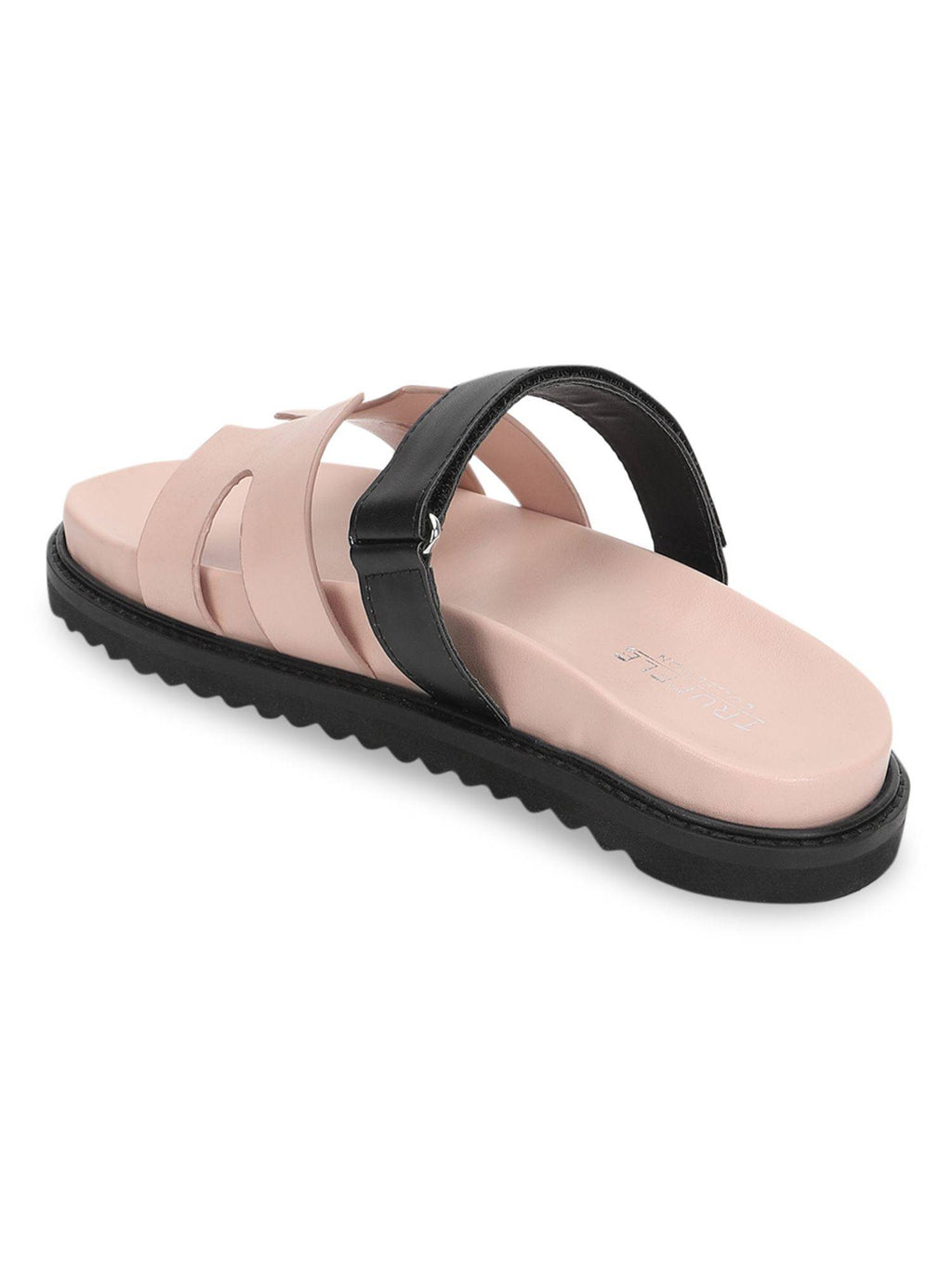 Black Solid Sandals | SD89 - view 9