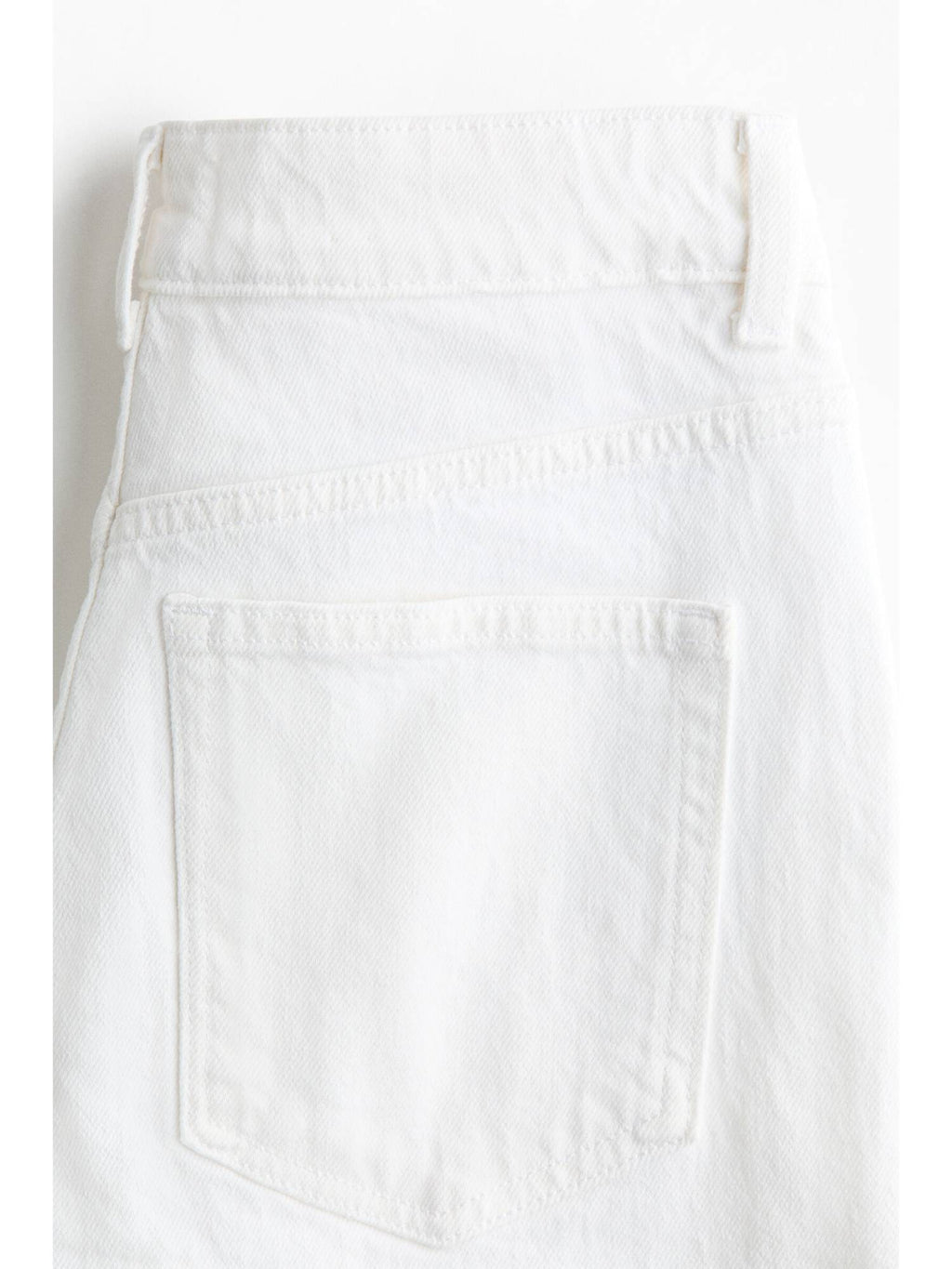 Women White Wide High Jeans | ST23 - view 6