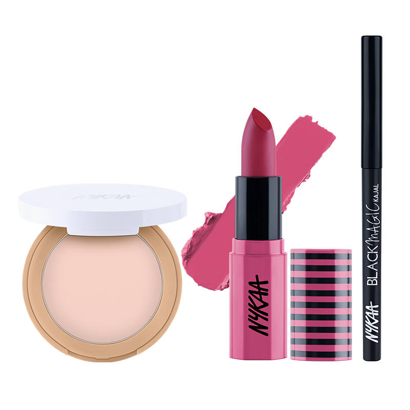 Handbag Hero - All Day Matte Compact + So Creme + Black Magic Kajal Combo | L12 - view 1