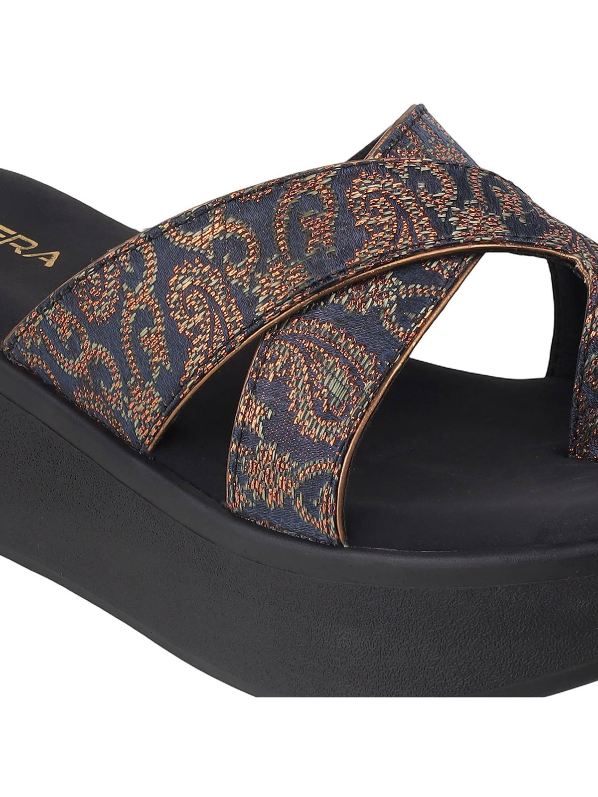 Women Black Platform Heels | H78 - view 5