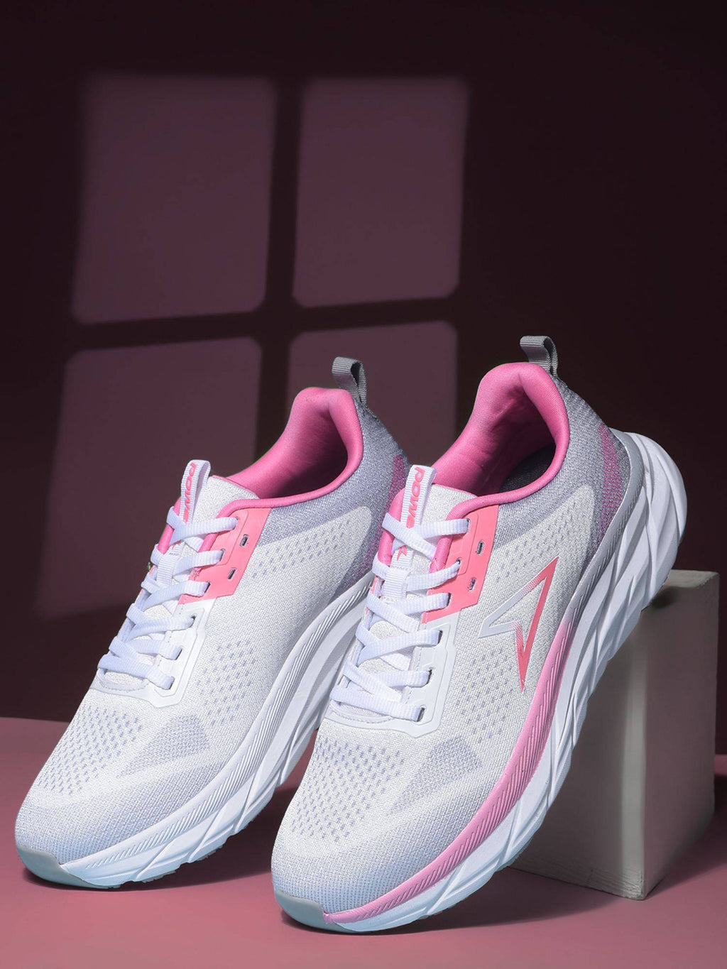 Xylene Women White Running Shoes | SH9 - view 1